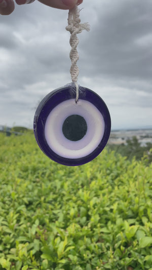 
            
                Load and play video in Gallery viewer, Evil Eye Handcrafted Soap with Macrame soap hanger | Mal de Ojo | Malfortune Repellent
            
        