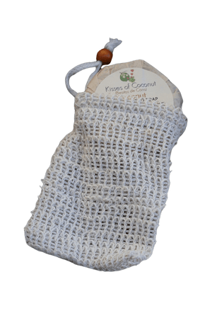 Sisal Soap Saver/Exfoliating Bag - Kisses of Coconut