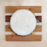 Soap on a wooden soap dish - Kisses of Coconut
