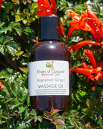 Bergamot Ginger Massage Oil - Kisses of Coconut