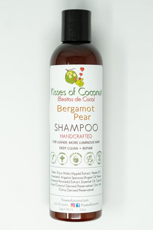 Bergamot Pear Shampoo - Kisses of Coconut