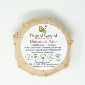 Demascus Rose Soap - Kisses of Coconut