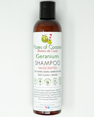 Geranium Shampoo - Kisses of Coconut