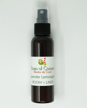 Lavender Lemongrass Room + Linen Spray - Kisses of Coconut