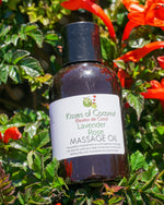 Lavender Rose Massage Oil - Kisses of Coconut