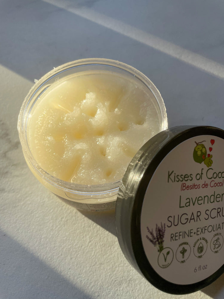 Lavender Sugar Scrub - Kisses of Coconut