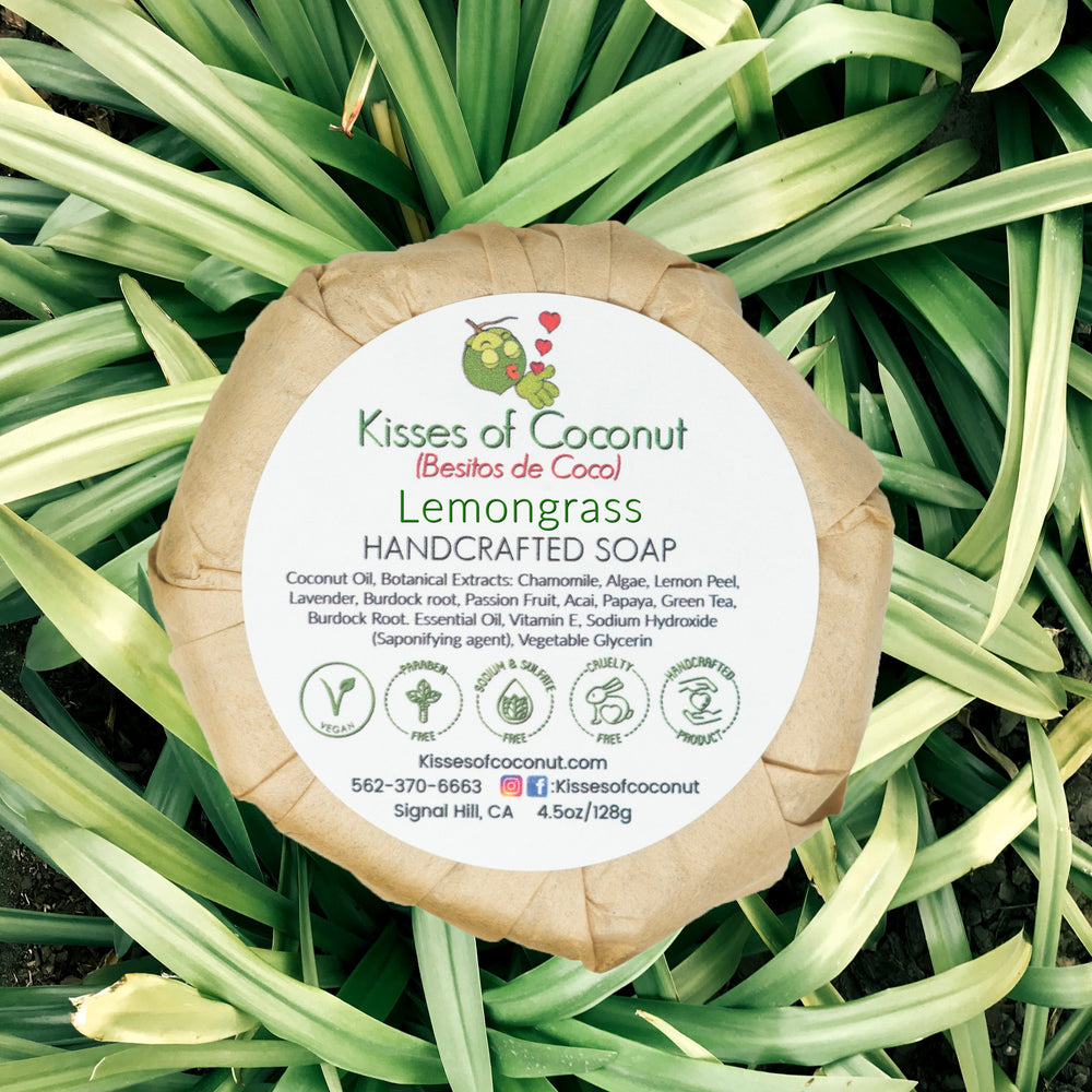 Lemongrass Soap - Kisses of Coconut