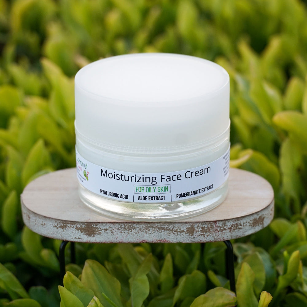 Moisturizing Face Cream for Oily Skin - Kisses of Coconut