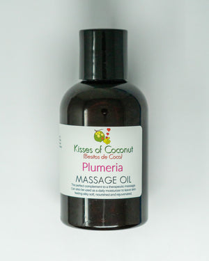 Plumeria Massage Oil - Kisses of Coconut