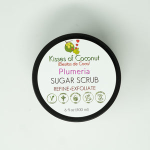 Plumeria Sugar Scrub - Kisses of Coconut