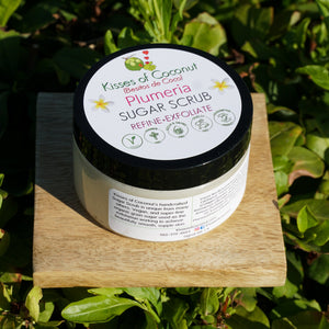 Plumeria Sugar Scrub - Kisses of Coconut