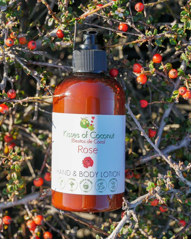 Rose Hand & Body Lotion - Kisses of Coconut