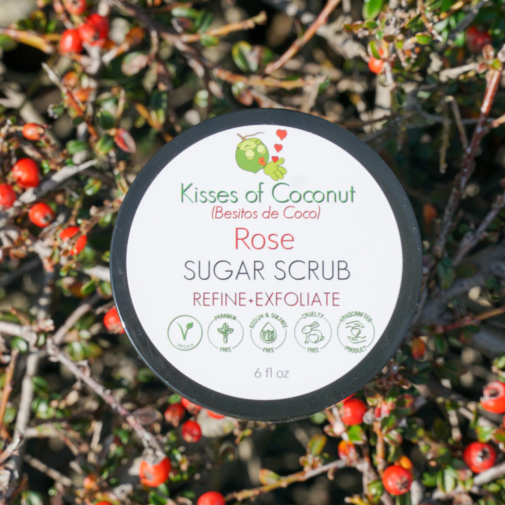 Rose Sugar Scrub - Kisses of Coconut