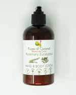 Rosemary Eucalyptus Hand & Body Lotion - Kisses of Coconut