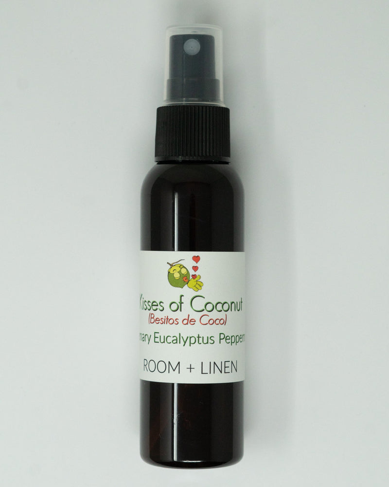 Rosemary Eucalyptus Peppermint Room + Linen Spray - Kisses of Coconut