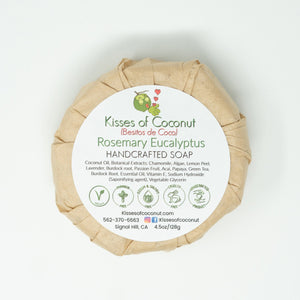 Rosemary Eucalyptus wrapped in biodegradable paper - Kisses of Coconut