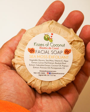 Sea Moss Facial Soap - Kisses of Coconut