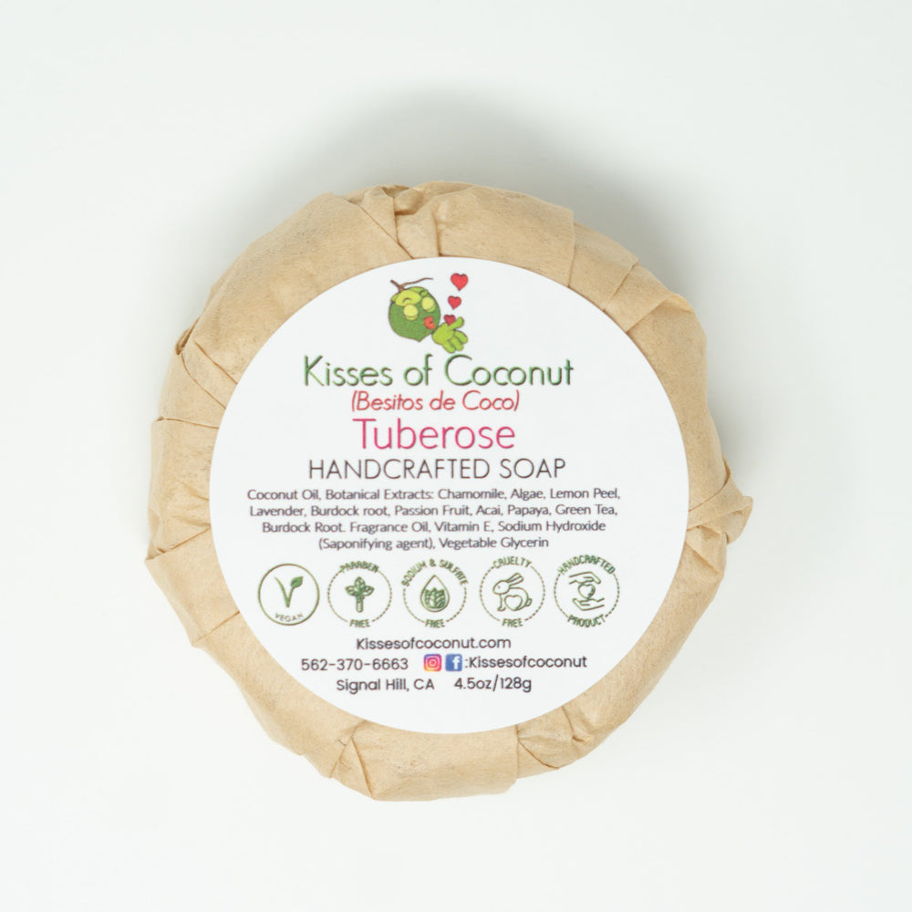 Tuberose Soap - Kisses of Coconut