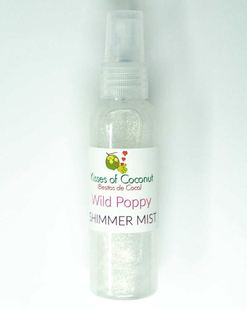Wild Poppy Glowing Shimmer Mist - Kisses of Coconut